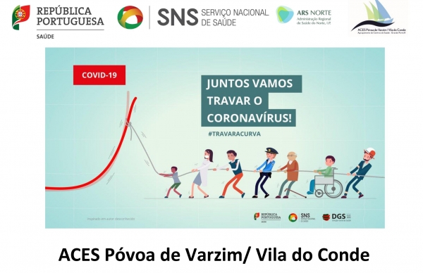 Área Dedicada ao Covid-19 no ACeS Póvoa de Varzim/Vila do Conde