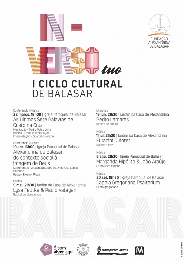 I CICLO CULTURAL DE BALASAR “INVERSO TUO" - Atividade Adiada