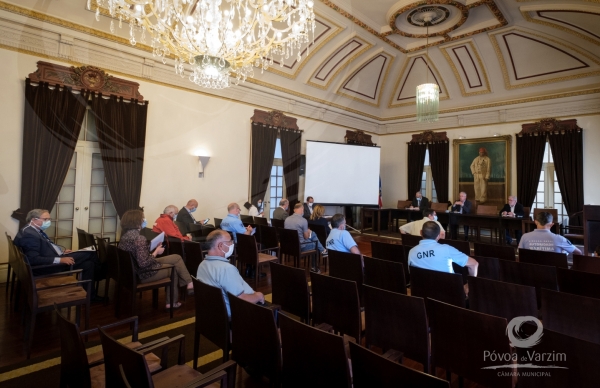 Reuniões com os representantes dos Bairros e do Conselho Municipal de Segurança