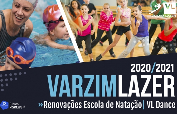 Renovações para Escola de Natação e VL Dance a partir de hoje