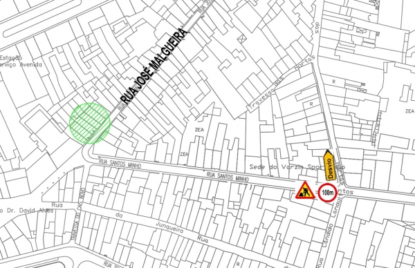 Trânsito cortado na Rua José Malgueira na quinta-feira