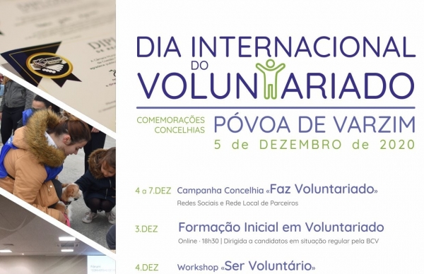 Póvoa de Varzim assinala o Dia Internacional do Voluntário