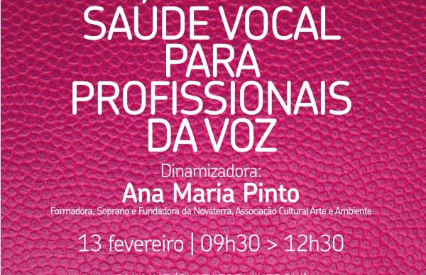 Formação para professores: “Saúde vocal para profissionais da voz”
