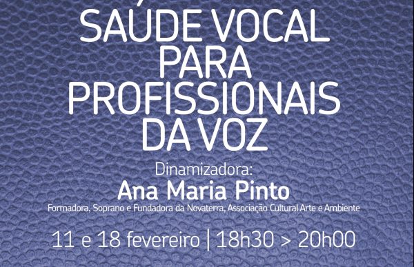 Formações para professores: “Saúde vocal para profissionais da voz”