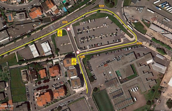 Corte de trânsito temporário na Rua de José Régio