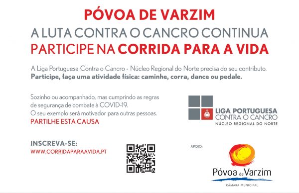 Liga Portuguesa Contra o Cancro – Inscrições para a Corrida para a Vida