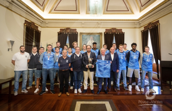 Presidente da Câmara garante total apoio a equipa sénior de basquetebol do CDP