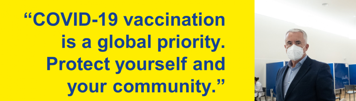 Presidente da Câmara participa em campanha de vacinação europeia