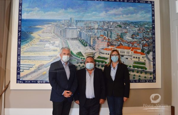 Presidente da Câmara recebe Tesoureiro do Centro Social e Paroquial de Beiriz nos Paços do Concelho