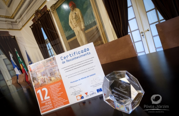 Transparência e boa governação do Município distinguidas pelo Conselho da Europa