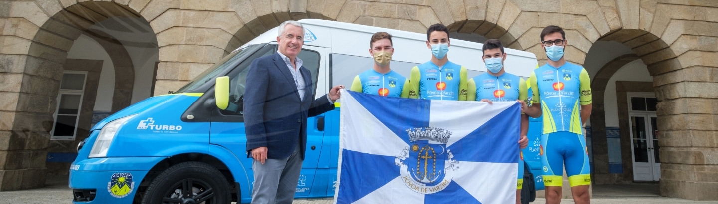 Ciclista Poveiro Lucas Lopes recebido nos Paços do Concelho