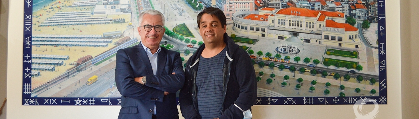 Presidente da Câmara recebe poveiro campeão de automobilismo