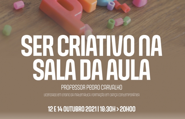 Ser criativo na sala da aula
