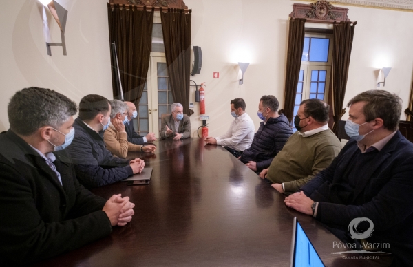 Presidente da Câmara recebe Direção do CDP nos Paços do Concelho