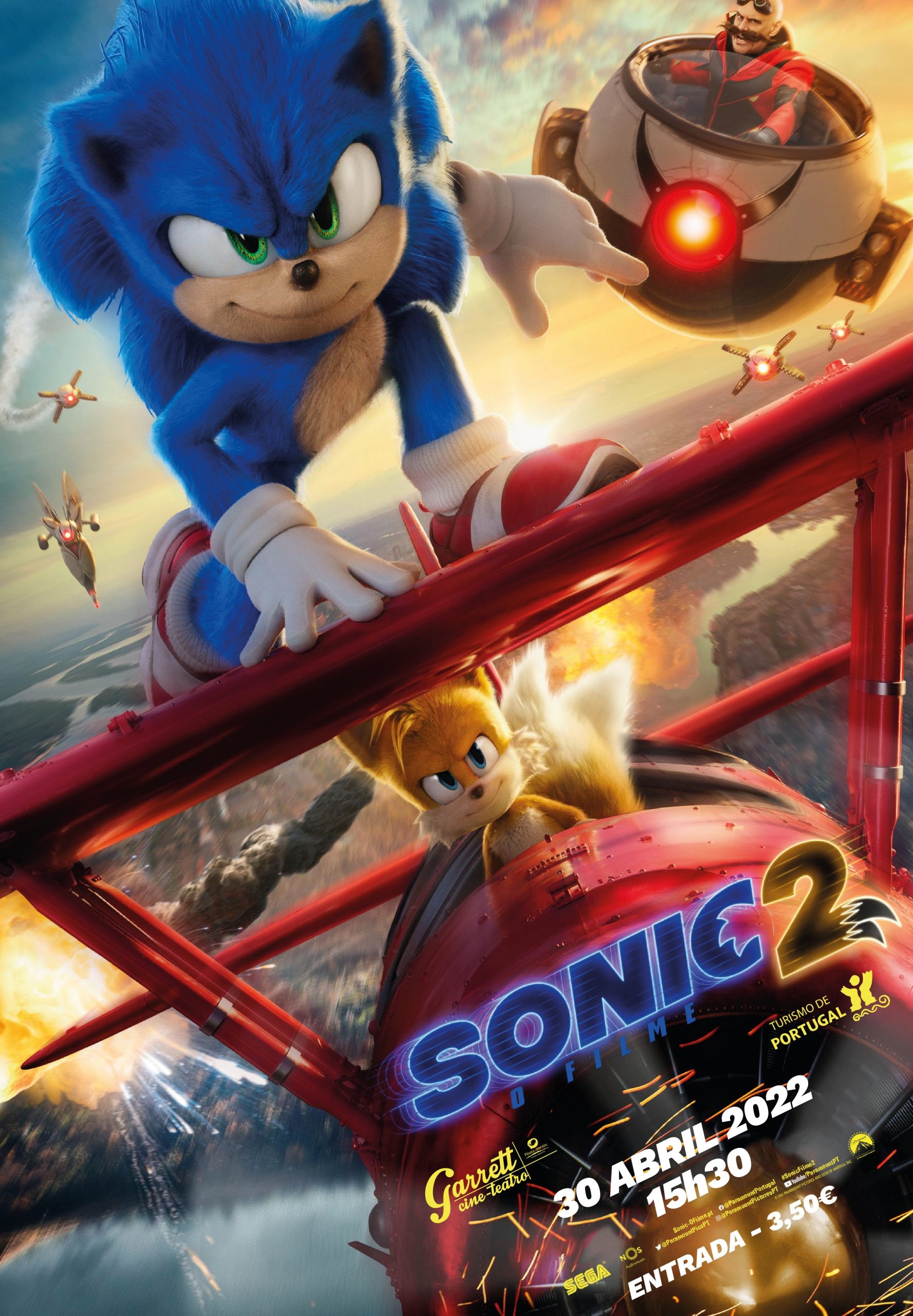 melhor poster do Sonic 3 o filme