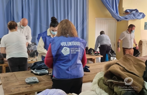 Voluntários da Póvoa de Varzim apoiam famílias ucranianas