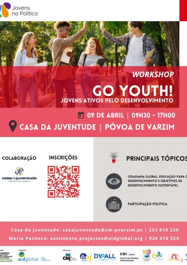 Workshop “Go Youth! – Jovens ativos pelo desenvolvimento”