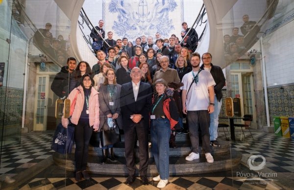 Professores e alunos Erasmus recebidos nos Paços do Concelho