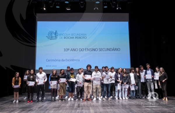 Cerimónia de entrega dos prémios de excelência da Escola Secundária Rocha Peixoto