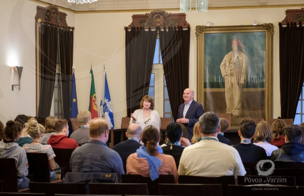 Estudantes de Erasmus visitam Paços do Concelho