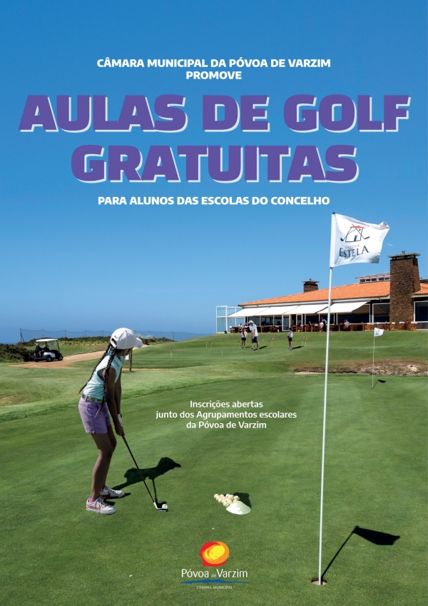 Aulas de golf gratuitas para alunos do concelho