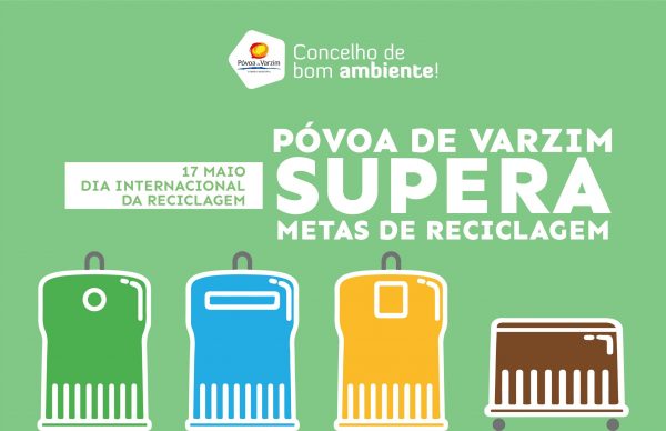 Póvoa de Varzim supera metas ambientais e aumenta números de reciclagem