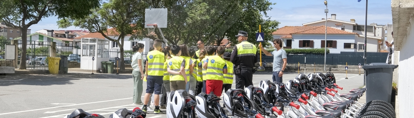 Projeto de Mobilidade Sustentável nas escolas poveiras merece destaque nacional