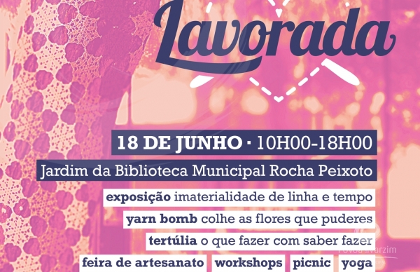 Participe no Festival dos Lavores no Jardim da Biblioteca Municipal