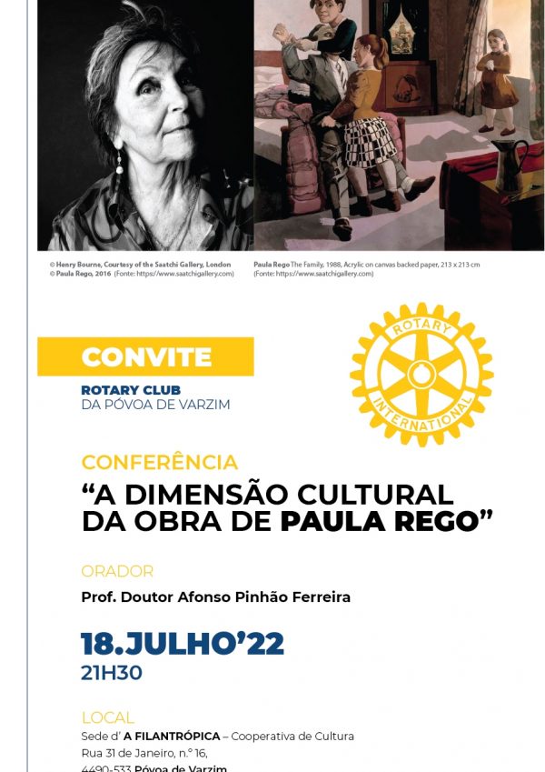 Conferência “A dimensão cultural da obra de Paula Rego”