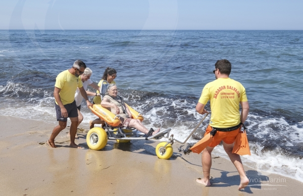 Praias da Póvoa de Varzim acessíveis a pessoas com mobilidade reduzida