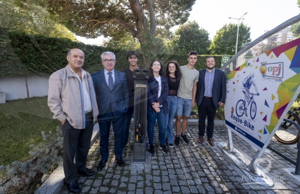 Câmara Municipal cumpre ideia de jovens poveiros e inaugura nova <em>bike station </em>na Escola Rocha Peixoto