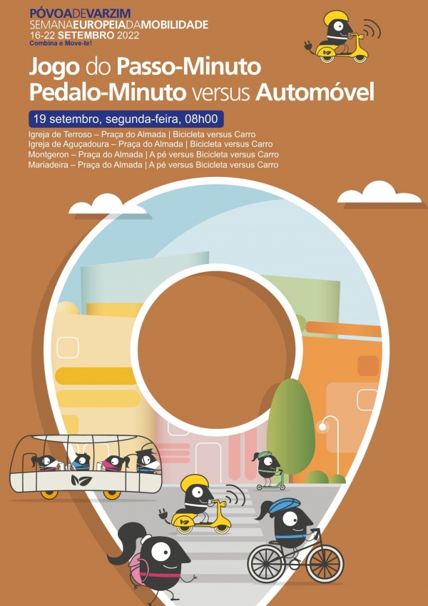 Jogo do Passo-Minuto, Pedalo-Minuto versus Automóvel