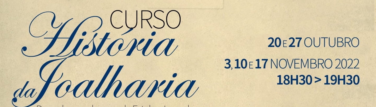 Curso de história da joalharia: “Dos adornos de ouro de Estela e Laúndos às novas correntes estéticas do século XX”