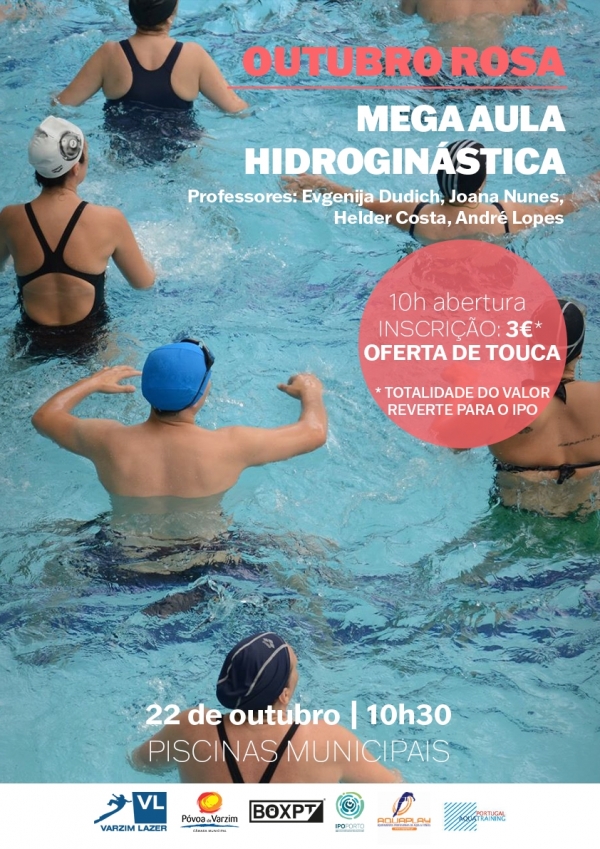 Mega Aula de Hidroginástica