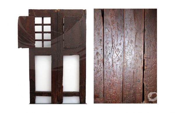 Peça do mês de outubro: antiga porta da capela de Nª Senhora da Bonança