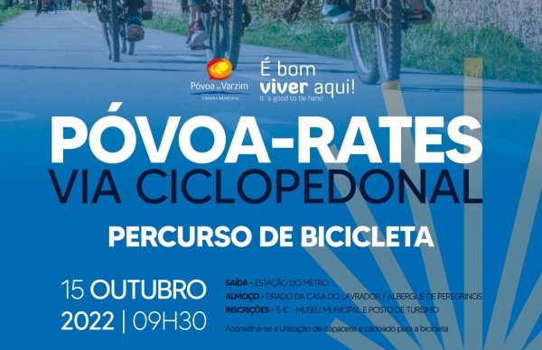 Póvoa-Rates de bicicleta: faça parte do Caminho de Santiago em duas rodas