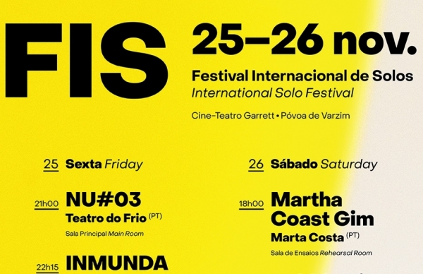 Bilhetes à venda para a 7.ª edição do Festival Internacional de Solos