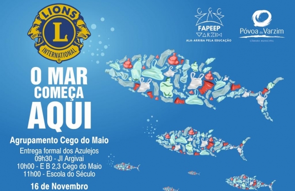 Lions Clube da Póvoa de Varzim assinala Dia Mundial do Mar