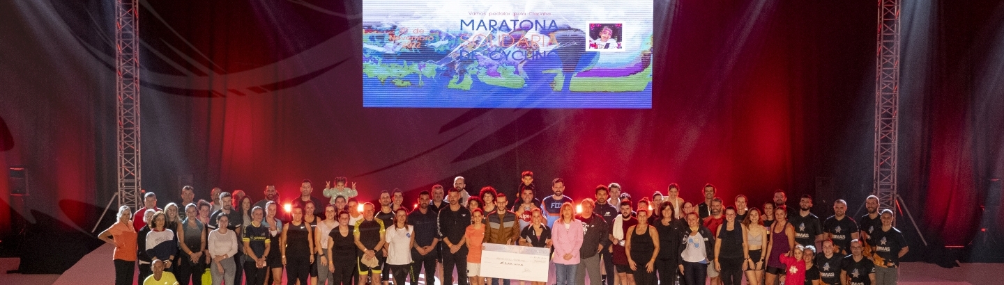 Maratona Solidária de Cycling arrecadou 7 mil euros para a Clarinha