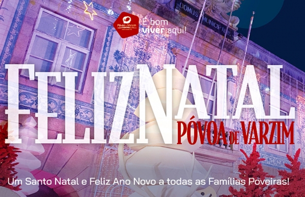 Amanhã, o espírito de Natal chega à Póvoa de Varzim!