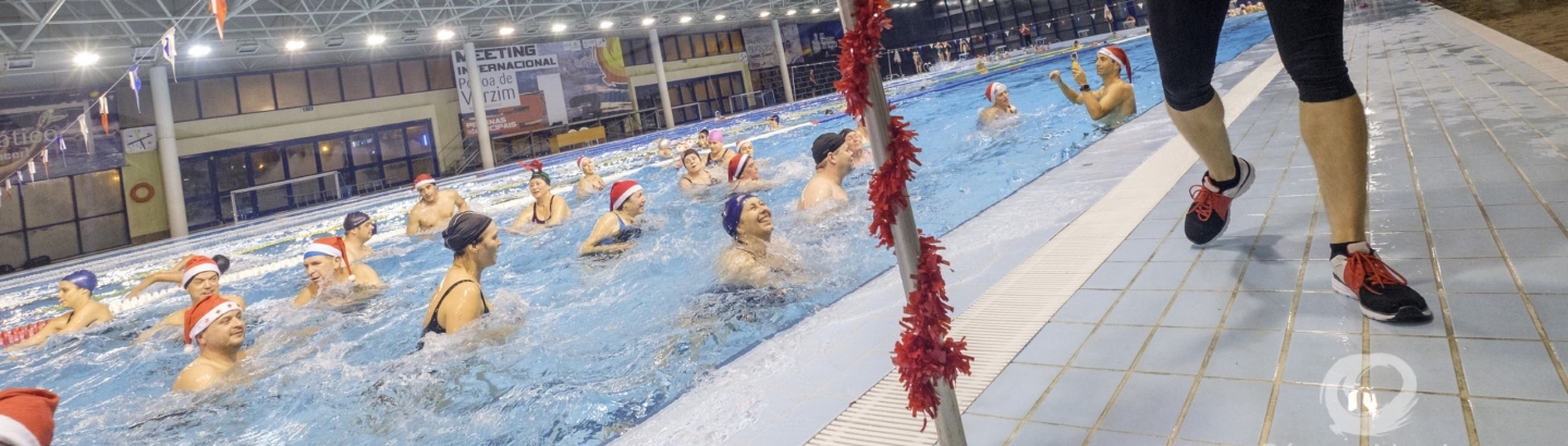 Participe na Aula Solidária de Hidroginástica nas Piscinas Municipais