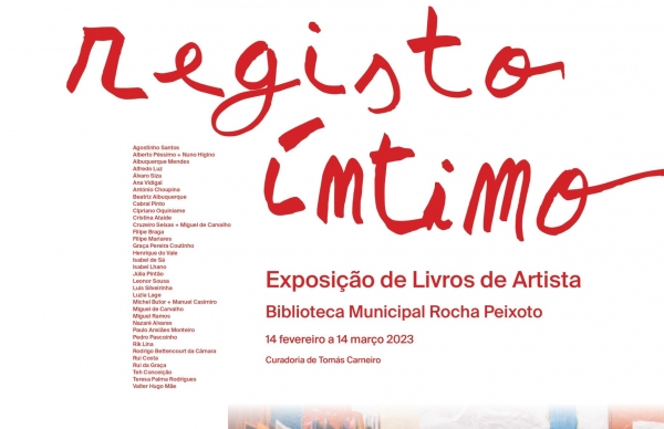 "Registo Íntimo: Exposição de Livros de Artista"