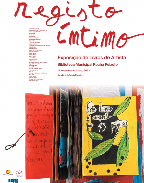 "Registo Íntimo: Exposição de Livros de Artista"