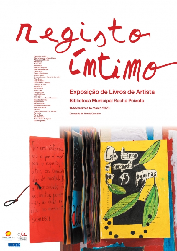 "Registo Íntimo: Exposição de Livros de Artista"