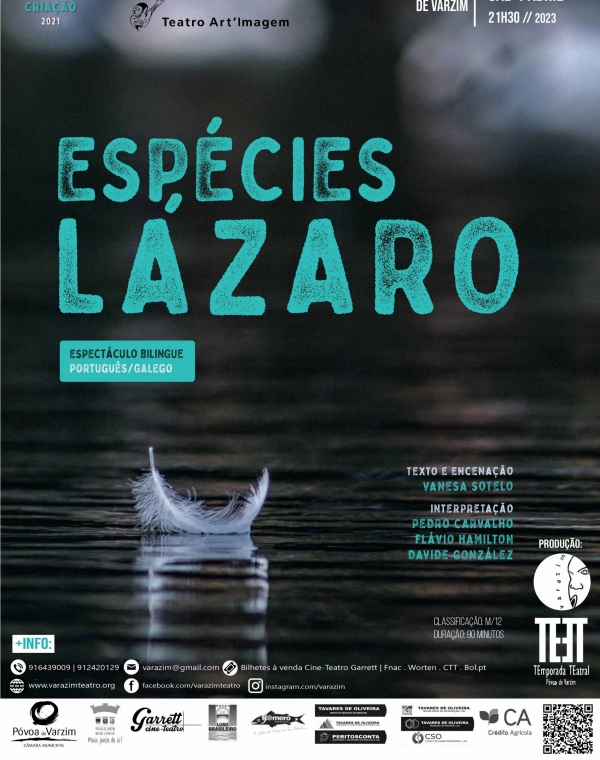 Espetáculo "Espécies Lázaro"