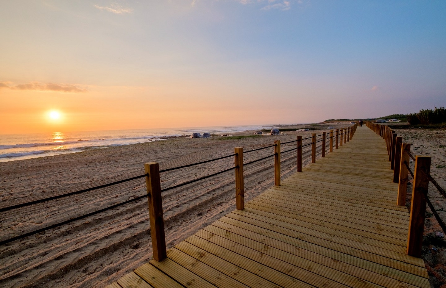 À beira mar
