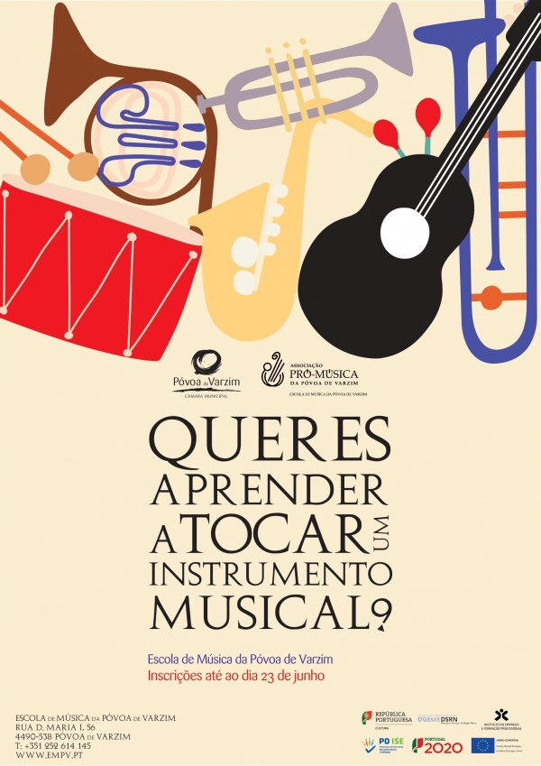 Queres aprender a tocar um instrumento musical?