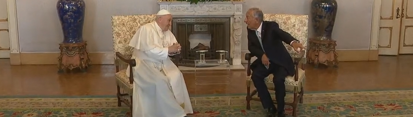 Tapete de Beiriz presente na visita do Papa Francisco a Portugal