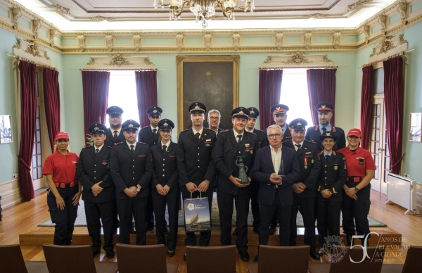 Aires Pereira recebe delegação de bombeiros alemães