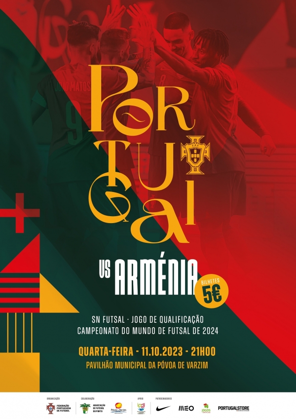 Futsal: Portugal - Arménia